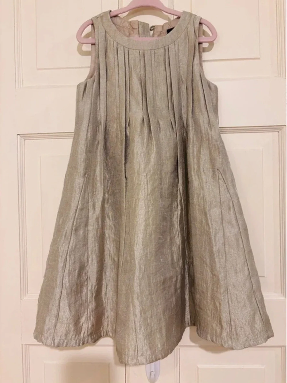 Baby Gap Girl’s Size 5 Gold Sleeveless Party Dress